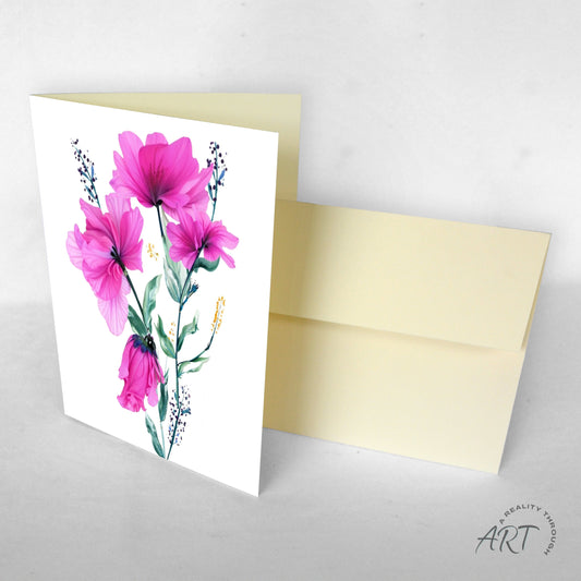 Pretty In Pink Greeting Card