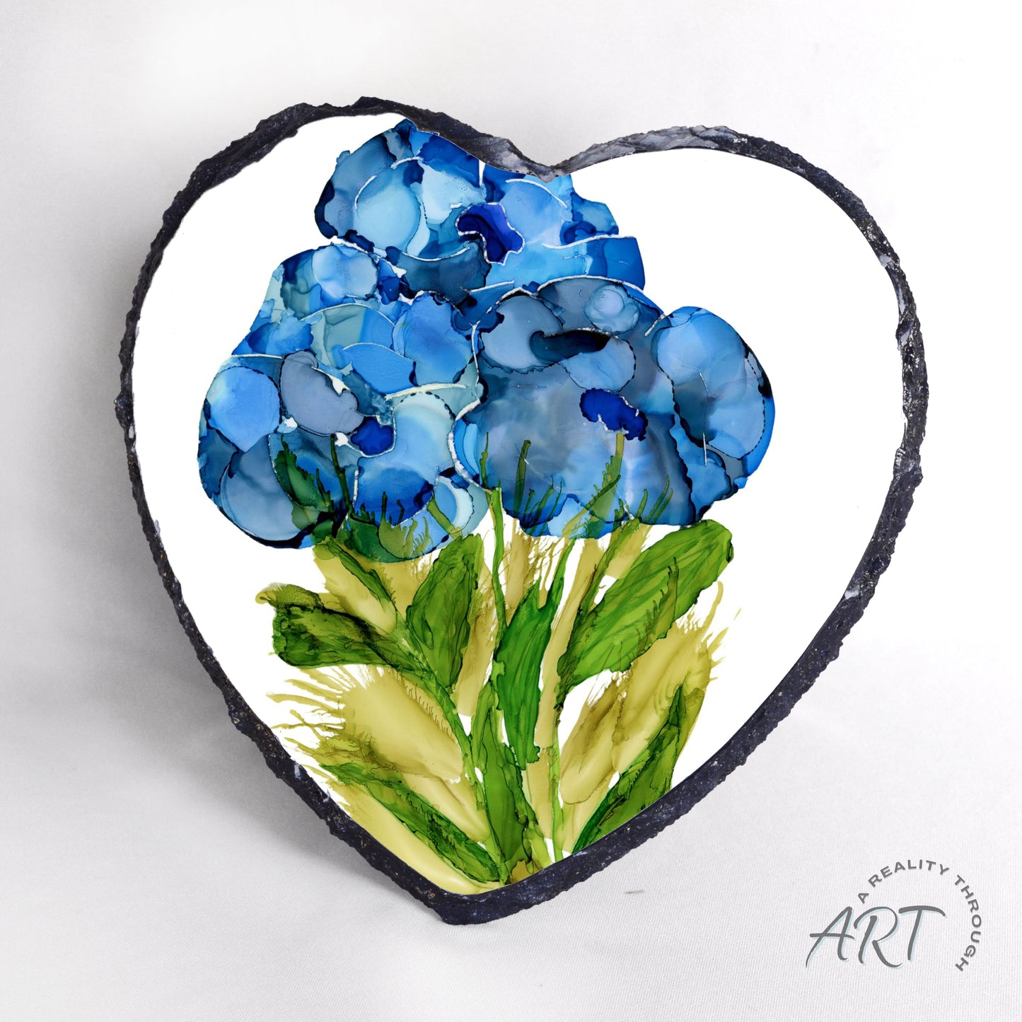 Bluebonnet Slate Heart