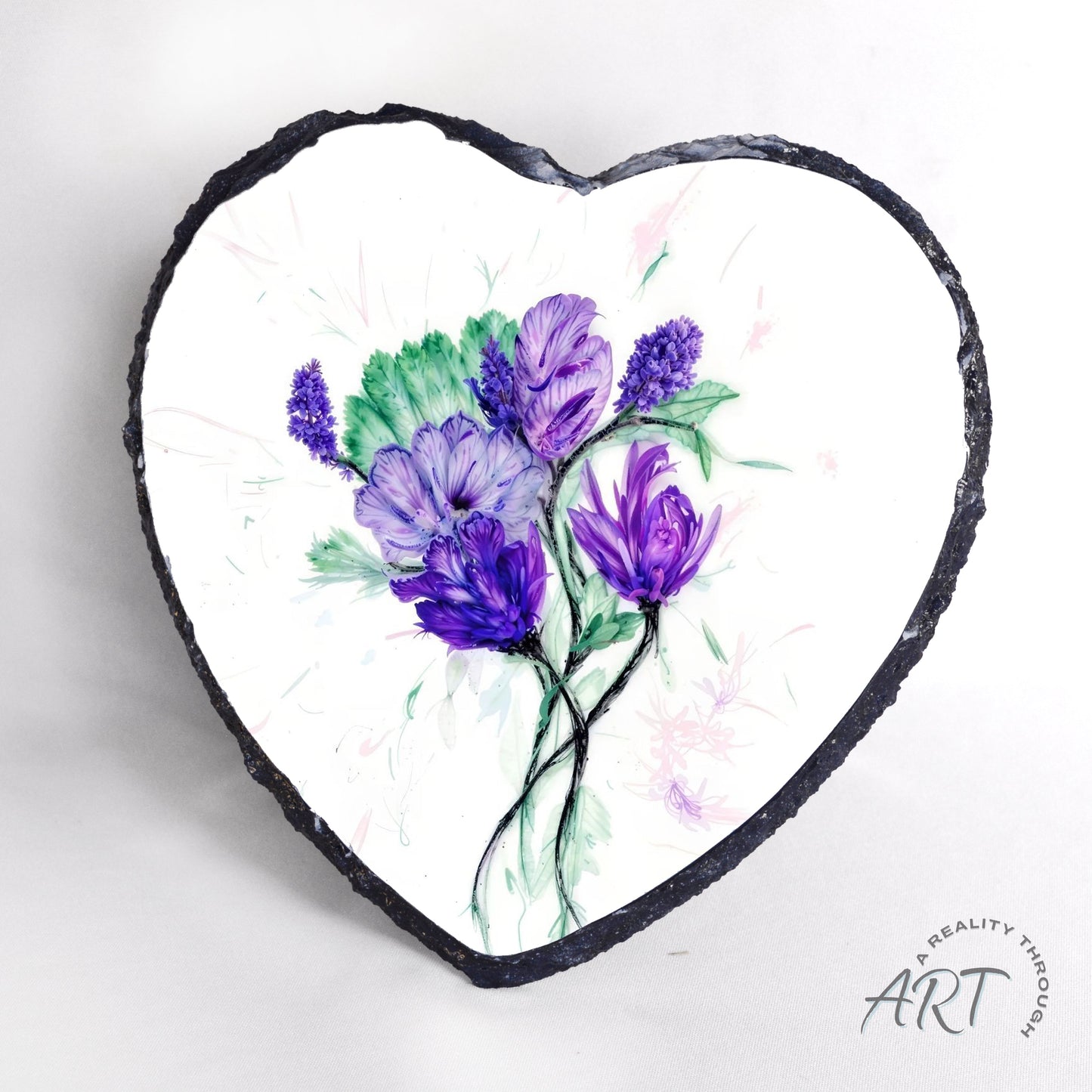 Simple Power Slate Heart