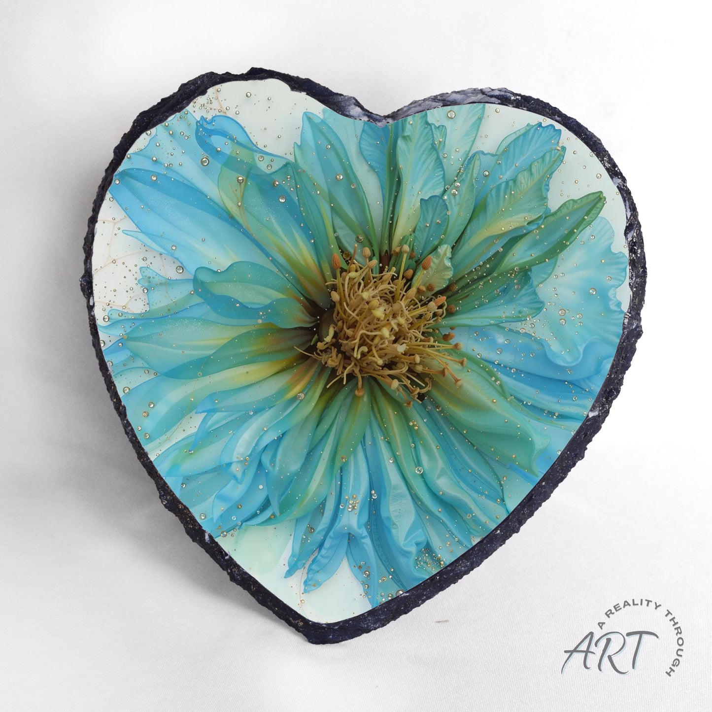 Tranquility Slate Heart