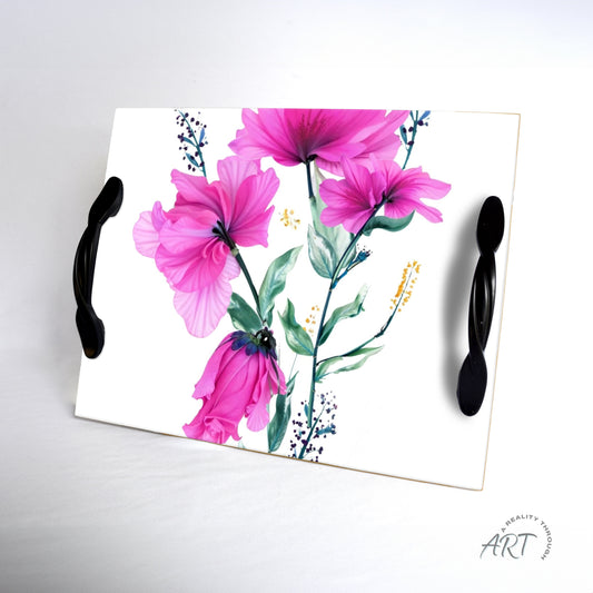 Pretty In Pink Tray (Modern Black)