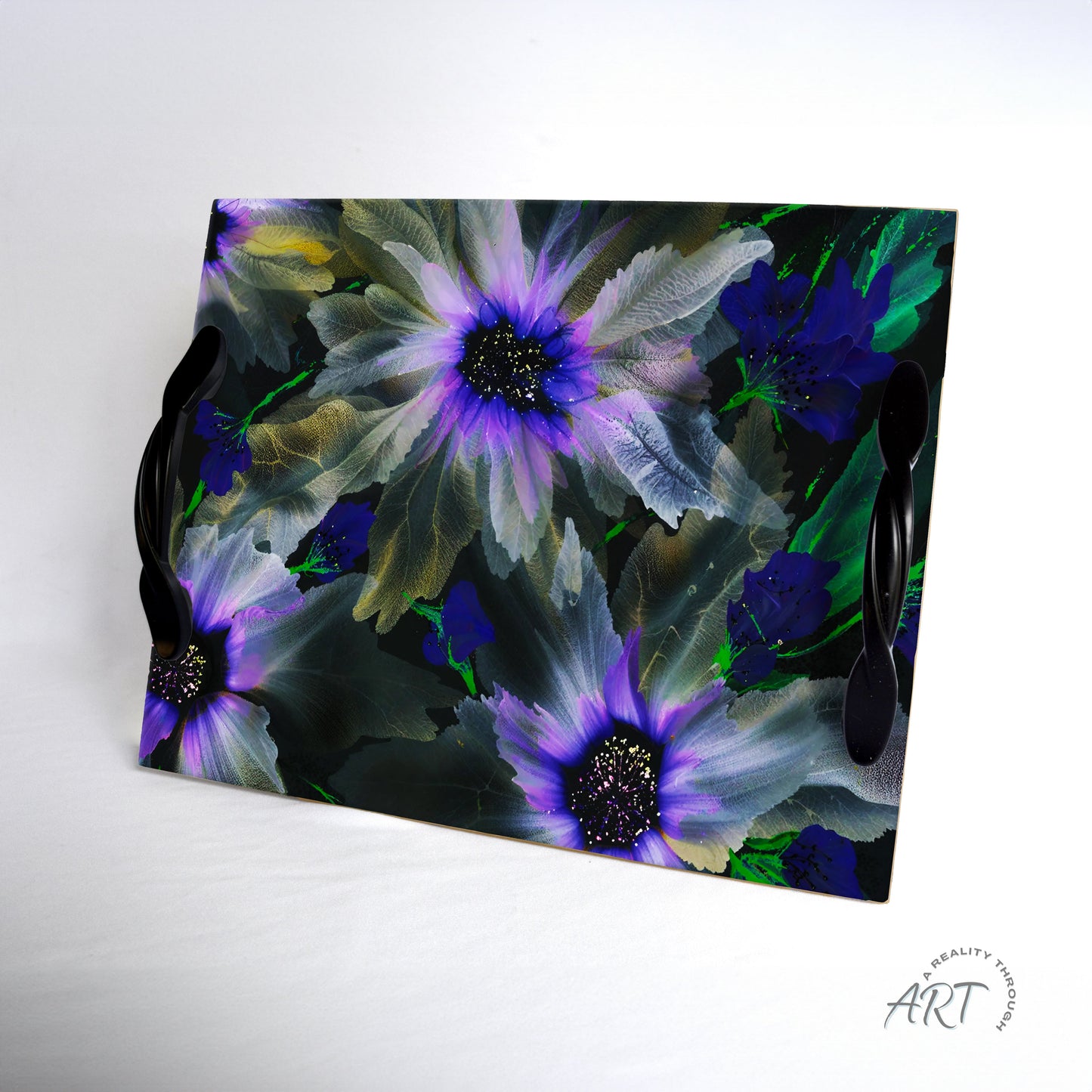 Purple Glory Tray (Modern Black)