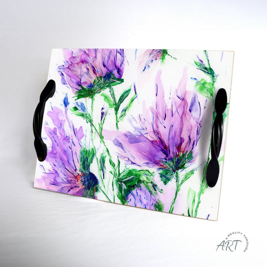 Purple Rain Tray (Modern Black)