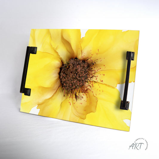 Sunflower Tray (Square Oil Rubbed Bronze)