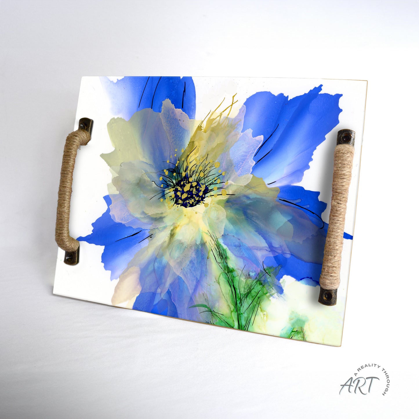 Bell Tray (Jute Wrapped Oil Rubbed Bronze)