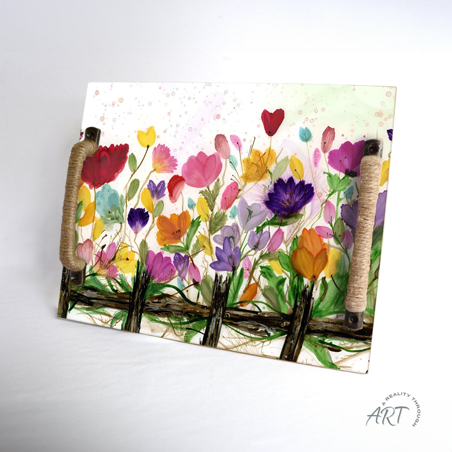 Friends Tray (Jute Wrapped Oil Rubbed Bronze)