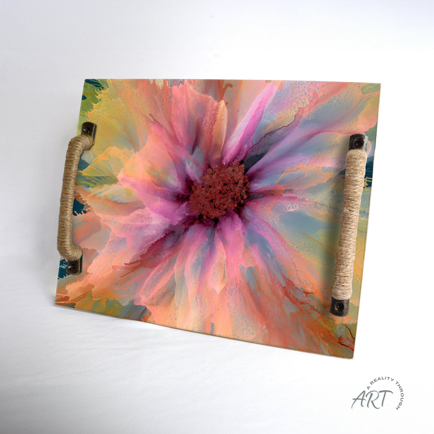 Gaze Tray (Jute Wrapped Oil Rubbed Bronze)