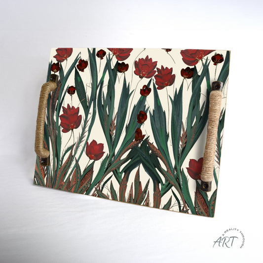 Poppy Tray (Jute Wrapped Oil Rubbed Bronze)