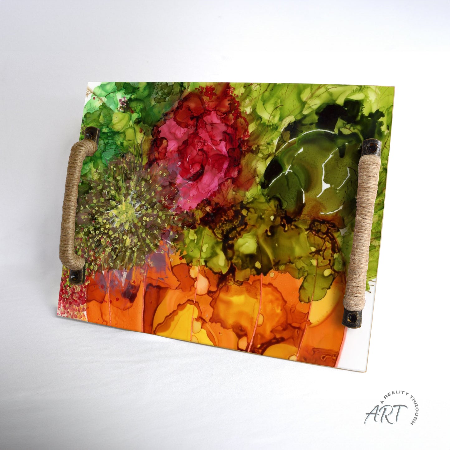 Pumpkin Tray (Jute Wrapped Oil Rubbed Bronze)