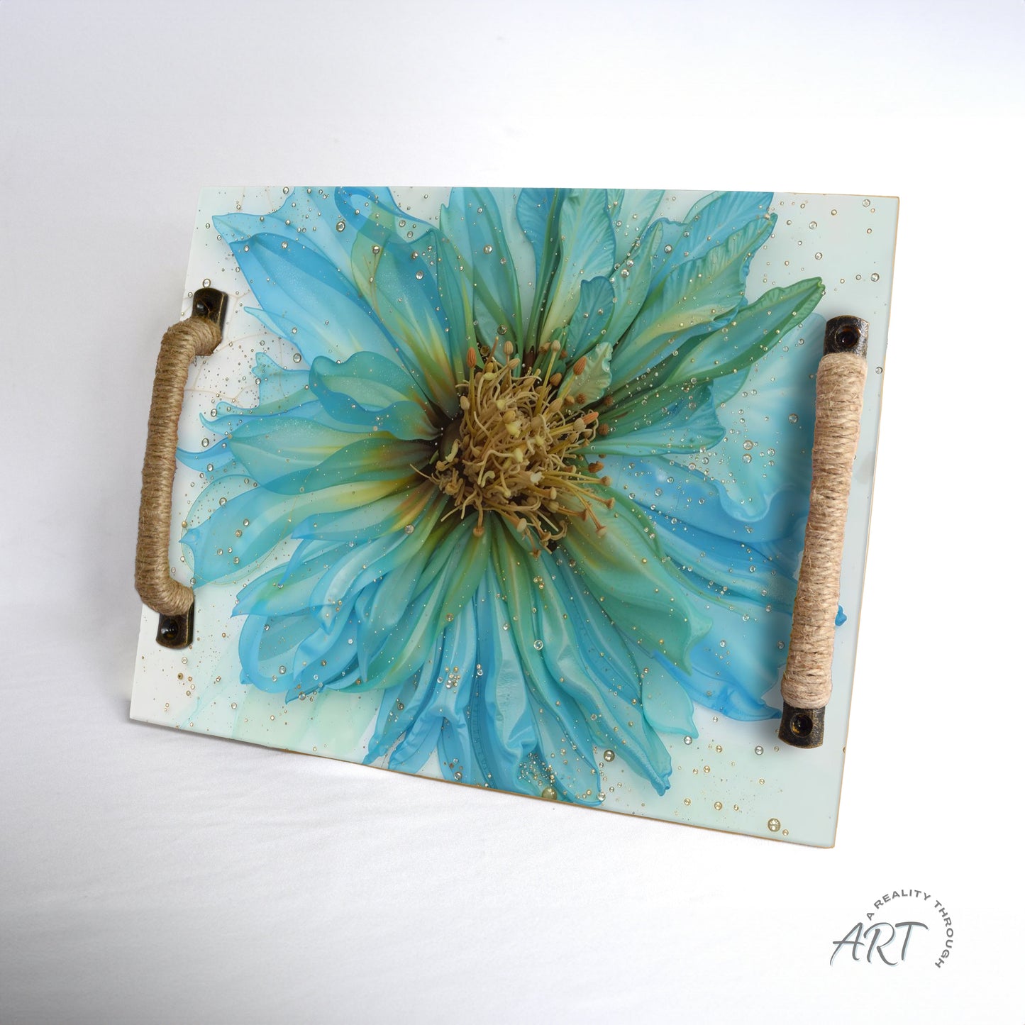 Tranquility Tray (Jute Wrapped Oil Rubbed Bronze)