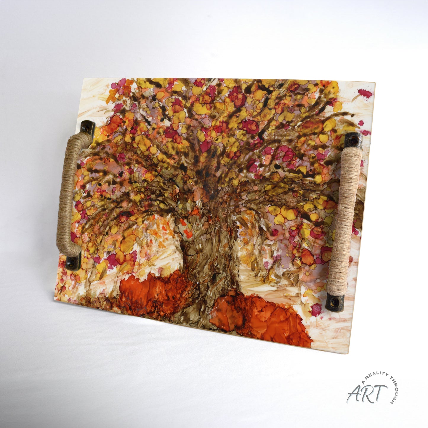 Willow Tray (Jute Wrapped Oil Rubbed Bronze)