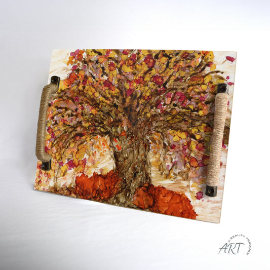 Willow Tray (Jute Wrapped Oil Rubbed Bronze)